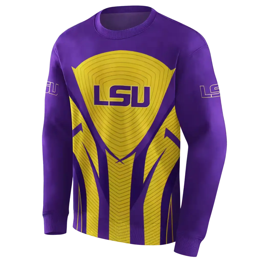 lsu tigers concentric lines purple black hoodie new arrival lsu tigers concentric lines purple black hoodie new arrival