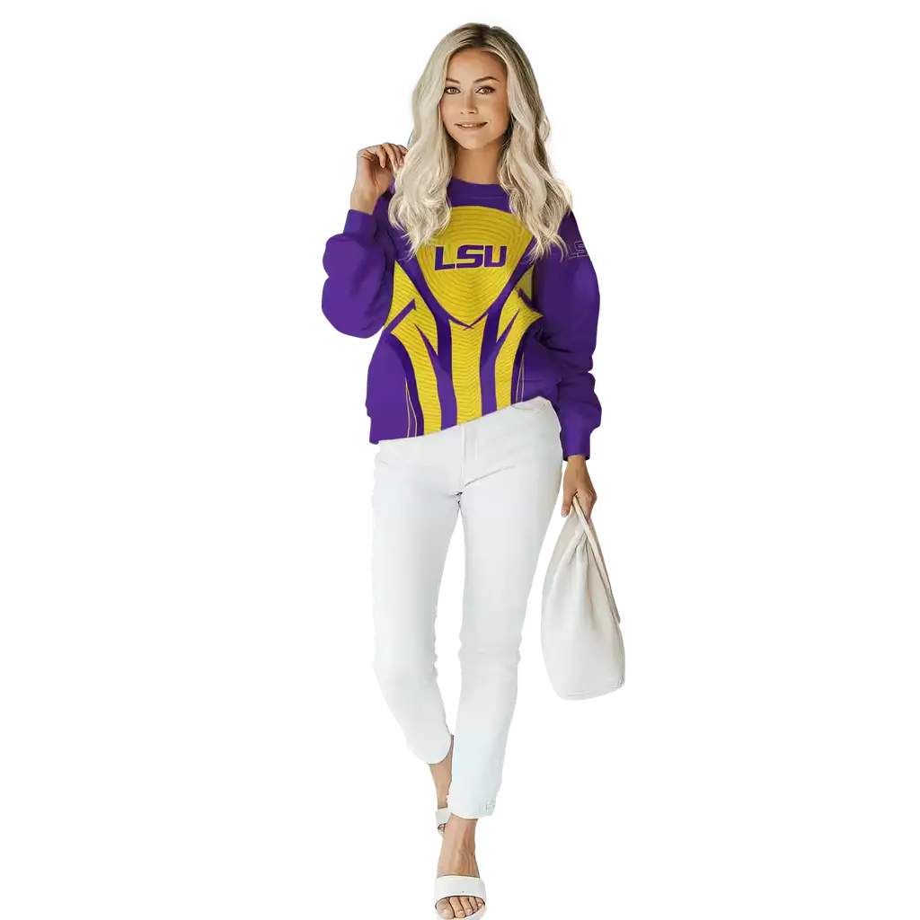 lsu tigers concentric lines purple black hoodie trendy lsu tigers concentric lines purple black hoodie trendy