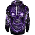 lsu tigers demonic skull purple black hoodie best selling