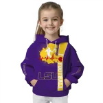 lsu tigers football heartbeat purple hoodie best selling