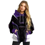 lsu tigers futuristic pattern purple black hoodie best selling