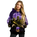 lsu tigers halloween vibes purple black hoodie best selling