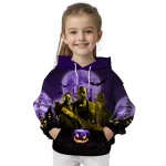 lsu tigers halloween vibes purple black hoodie best selling