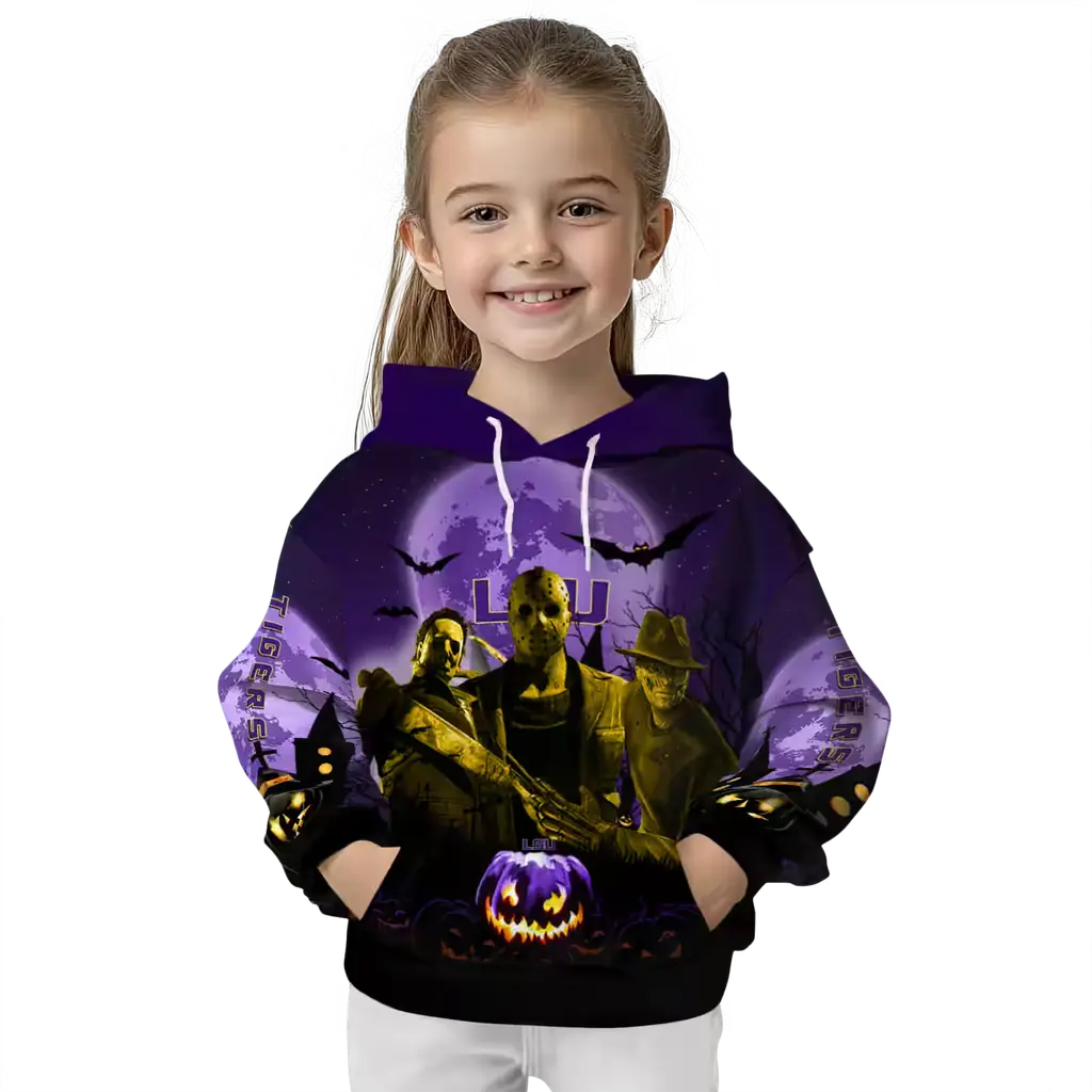 lsu tigers halloween vibes purple black hoodie top rated lsu tigers halloween vibes purple black hoodie top rated