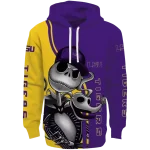 lsu tigers jack skellington purple hoodie best selling