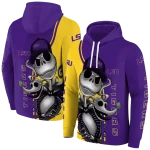 lsu tigers jack skellington purple hoodie best selling