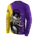 lsu tigers jack skellington purple hoodie best selling