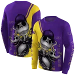 lsu tigers jack skellington purple hoodie best selling