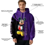 lsu tigers mickey mouse purple black hoodie best selling