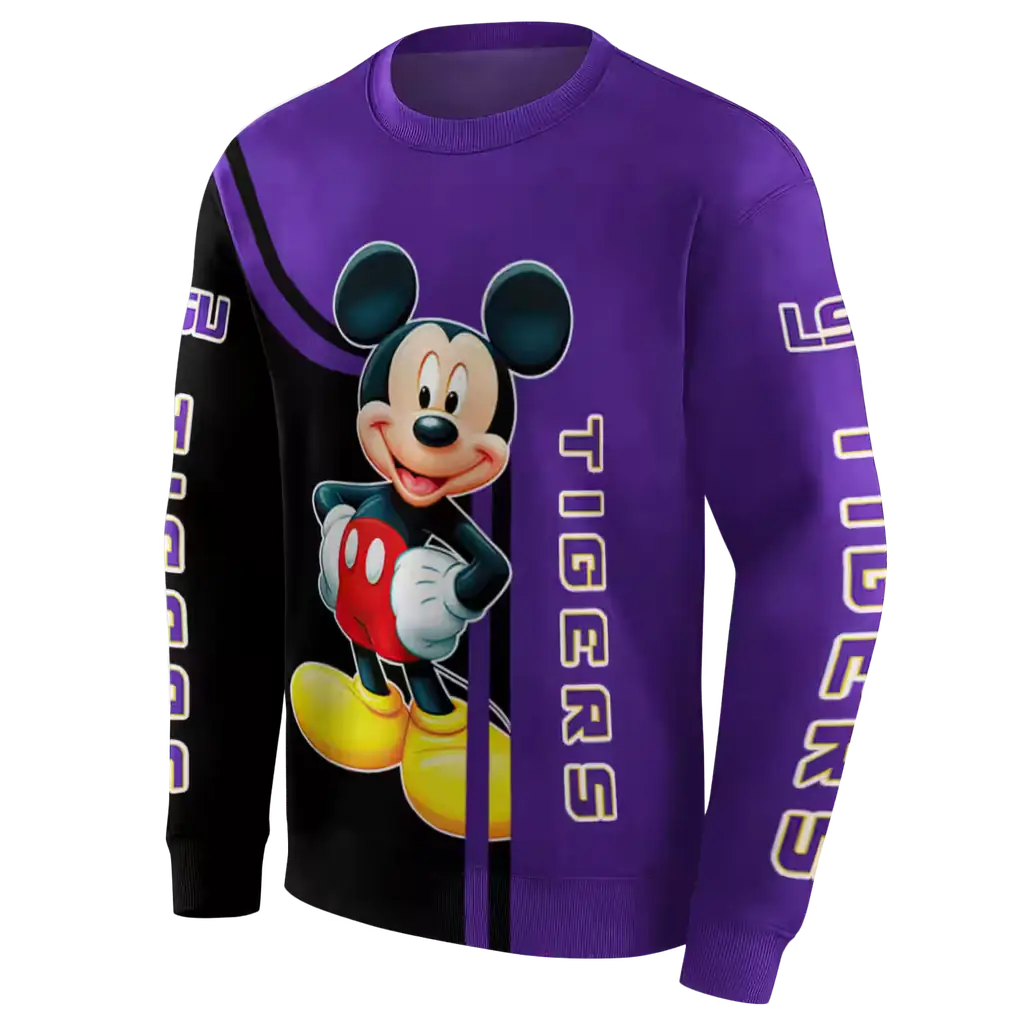 lsu tigers mickey mouse purple black hoodie new arrival lsu tigers mickey mouse purple black hoodie new arrival