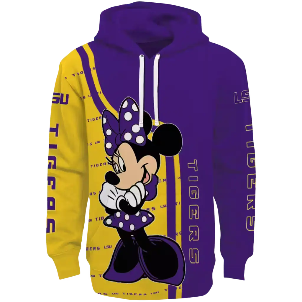 lsu tigers minnie mouse purple hoodie best selling lsu tigers minnie mouse purple hoodie best selling