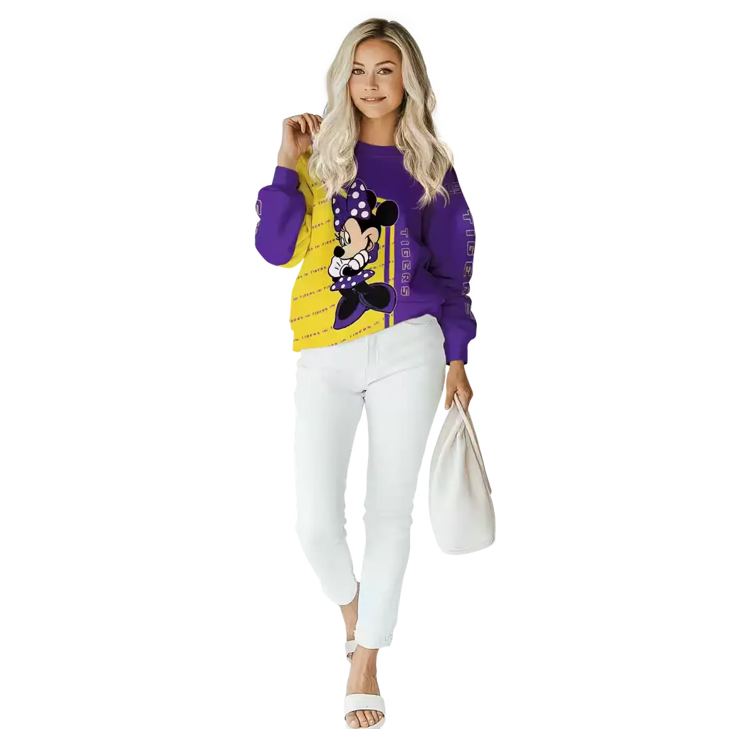 lsu tigers minnie mouse purple hoodie trendy lsu tigers minnie mouse purple hoodie trendy