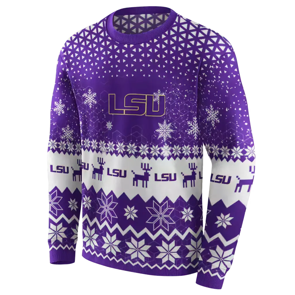 lsu tigers reindeer motif purple hoodie new arrival lsu tigers reindeer motif purple hoodie new arrival