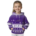 lsu tigers reindeer motif purple hoodie best selling