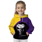 lsu tigers skull punisher gold black hoodie best selling