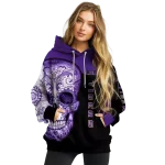 lsu tigers sugar skull purple black hoodie best selling