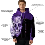 lsu tigers sugar skull purple black hoodie best selling
