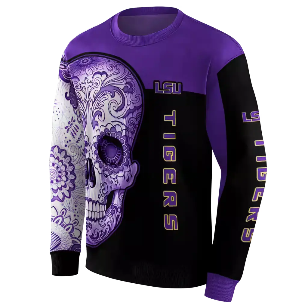 lsu tigers sugar skull purple black hoodie new arrival lsu tigers sugar skull purple black hoodie new arrival