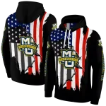 marquette golden eagles american pride black hoodie best selling