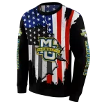 marquette golden eagles american pride black hoodie best selling