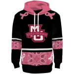 marquette golden eagles awareness ribbon black pink hoodie best selling