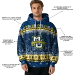 marquette golden eagles christmas trees blue hoodie best selling