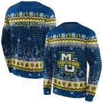 marquette golden eagles christmas trees blue hoodie best selling