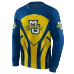 marquette golden eagles concentric lines blue black hoodie best selling