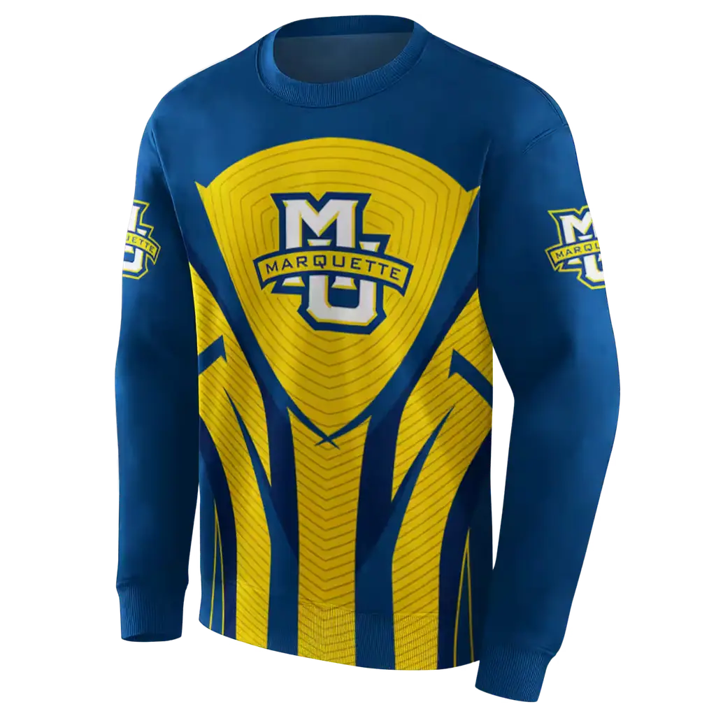 marquette golden eagles concentric lines blue black hoodie new arrival marquette golden eagles concentric lines blue black hoodie new arrival