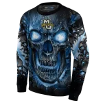 marquette golden eagles demonic skull blue black hoodie best selling