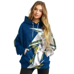 marquette golden eagles dynamic slash blue white hoodie best selling