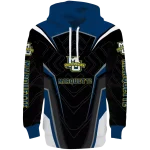 marquette golden eagles futuristic pattern blue black hoodie best selling