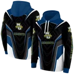 marquette golden eagles futuristic pattern blue black hoodie best selling