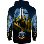 marquette golden eagles halloween vibes blue black hoodie best selling