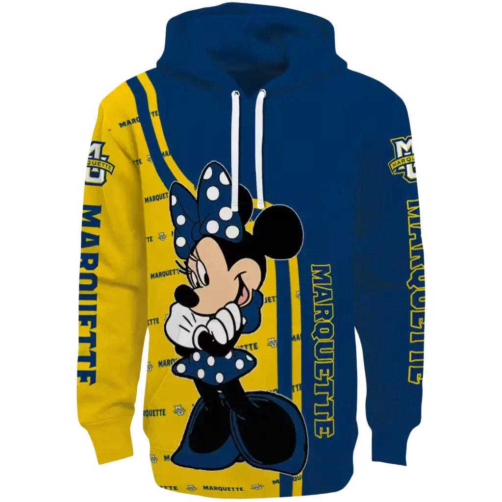 marquette golden eagles minnie mouse blue hoodie best selling marquette golden eagles minnie mouse blue hoodie best selling