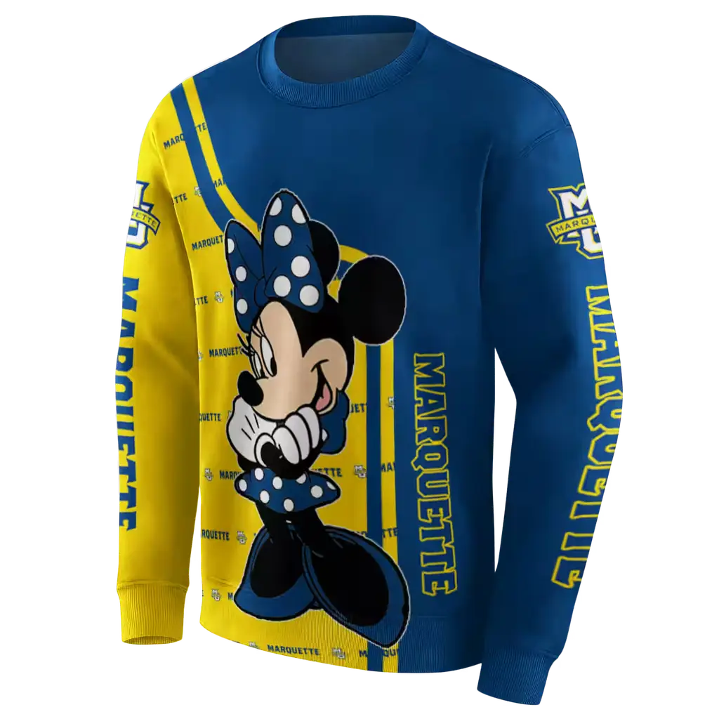 marquette golden eagles minnie mouse blue hoodie new arrival marquette golden eagles minnie mouse blue hoodie new arrival