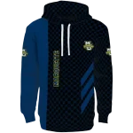 marquette golden eagles monogram pattern blue hoodie best selling
