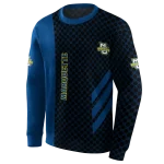 marquette golden eagles monogram pattern blue hoodie best selling