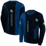 marquette golden eagles monogram pattern blue hoodie best selling