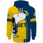 marquette golden eagles playful snoopy blue hoodie best selling