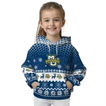 marquette golden eagles reindeer motif blue hoodie best selling