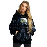 marquette golden eagles skull artwork blue black hoodie best selling