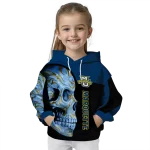 marquette golden eagles skull motif blue black hoodie best selling