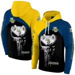 marquette golden eagles skull punisher yellow black hoodie best selling