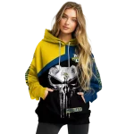 marquette golden eagles skull punisher yellow black hoodie best selling