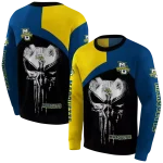 marquette golden eagles skull punisher yellow black hoodie best selling