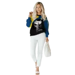 marquette golden eagles skull punisher yellow black hoodie best selling