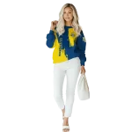 marquette golden eagles splatter effect blue hoodie best selling