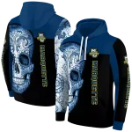 marquette golden eagles sugar skull blue black hoodie best selling