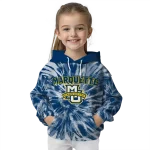 marquette golden eagles tie dye pattern blue hoodie best selling